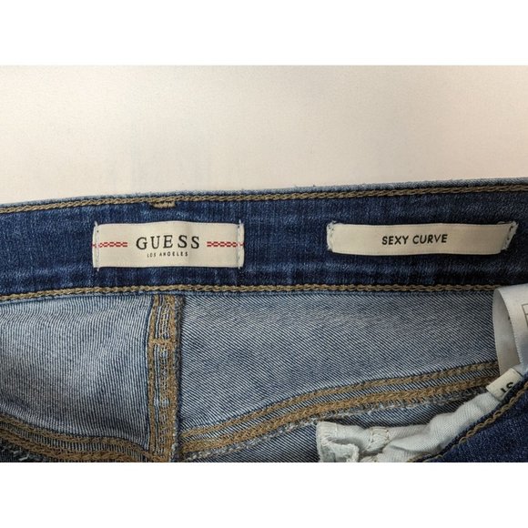 Guess Distressed Jeans size 31‎ Sexy Curve - Picture 5 of 7